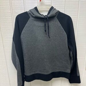 Under Armour Coldgear Hoodie Gray/Black Activewear Women’s Small Sweatshirt